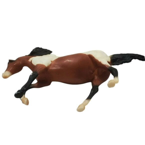 1998 Breyer Andalusian Stallion Bay Pinto Horse #633 Brown White Black Vintage - Picture 9 of 14